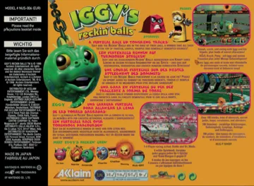 Iggy's Reckin' Balls (Europe) box cover back